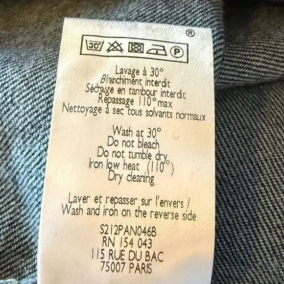 SEZANE • Sezane Denim Brut Sexy, Indigo, jeans size 30 - Picture 11 of 11